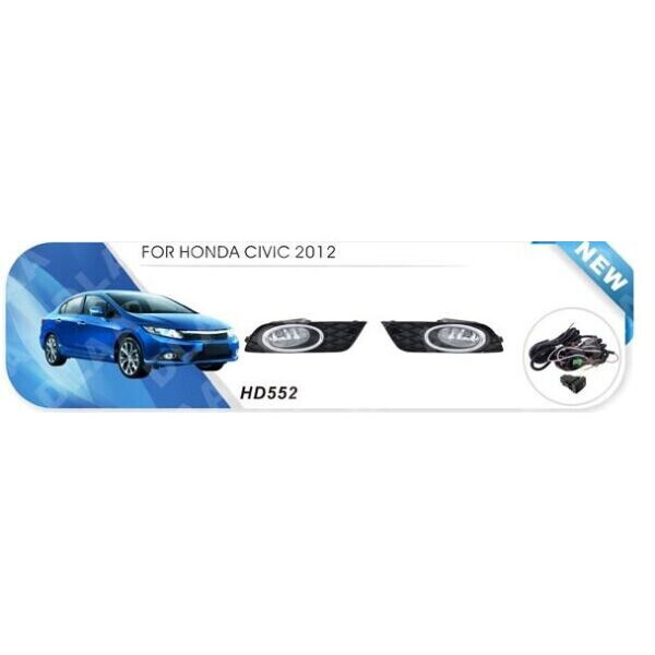 

Противотуманные фары Dlaa HD-552-W Honda Civic 2012