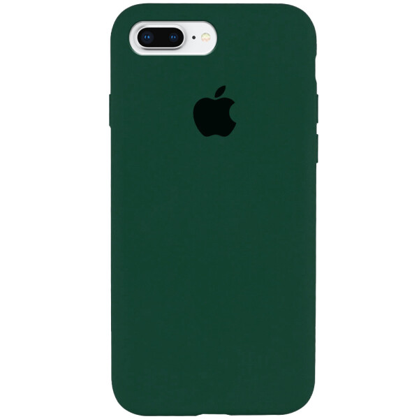

Противоударный Защитный Силиконовый Чехол - Накладка Epik Silicone Case Full Protective (AA) для Apple iPhone 7 plus + / 8 plus + (5.5") Термополиуретановый / с Микрофиброй / Матовый / Зеленый / Forest green