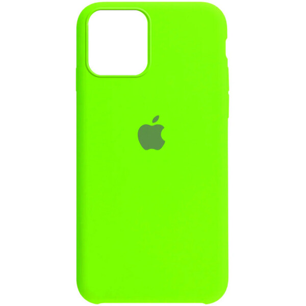 

Противоударный Защитный Силиконовый Чехол - Накладка Epik Silicone Case Full Protective (AA) для Apple iPhone 12 mini (5.4") Термополиуретановый / с Микрофиброй / Матовый / Салатовый / Neon Green