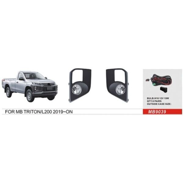

Противотуманные фары Dlaa MB-9039 Mitsubishi Triton, L200,Pajero Sport 2018