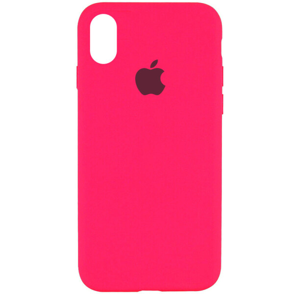 

Противоударный Защитный Силиконовый Чехол - Накладка Epik Silicone Case Full Protective (AA) для Apple iPhone XS Max (6.5") Термополиуретановый / с Микрофиброй / Матовый / Розовый / Barbie pink