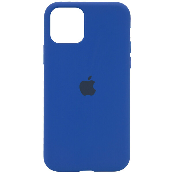 

Противоударный Защитный Силиконовый Чехол - Накладка Epik Silicone Case Full Protective (AA) для Apple iPhone 11 (6.1") Термополиуретановый / с Микрофиброй / Матовый / Синий / Royal blue