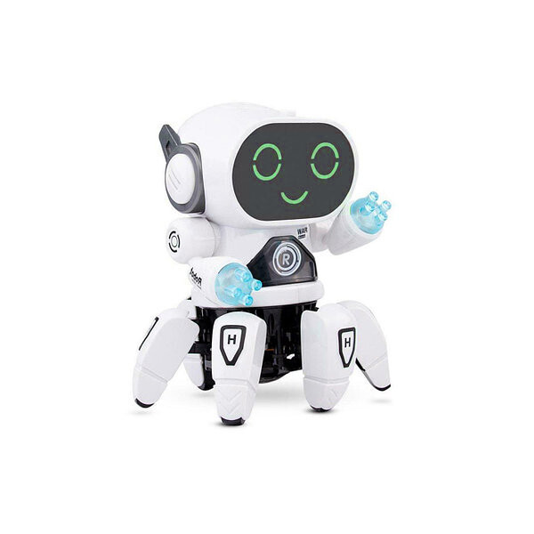 

Интерактивная игрушка танцующий светящийся робот Robot Bot Pioneer Белый154459