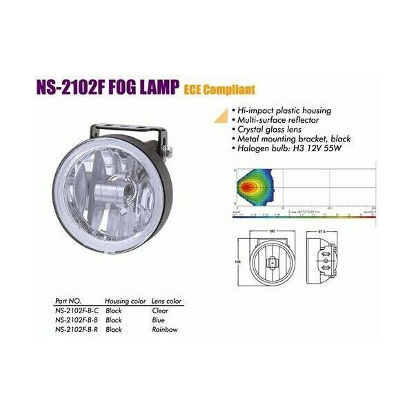 

Фары дополнительные Sirius NS-2102 F-B-C