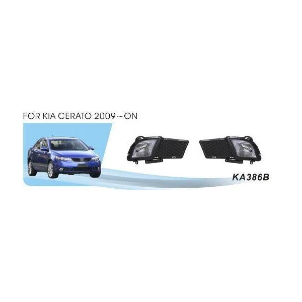 

Противотуманные фары Dlaa KA-386B-W KIA Cerato 2009-12