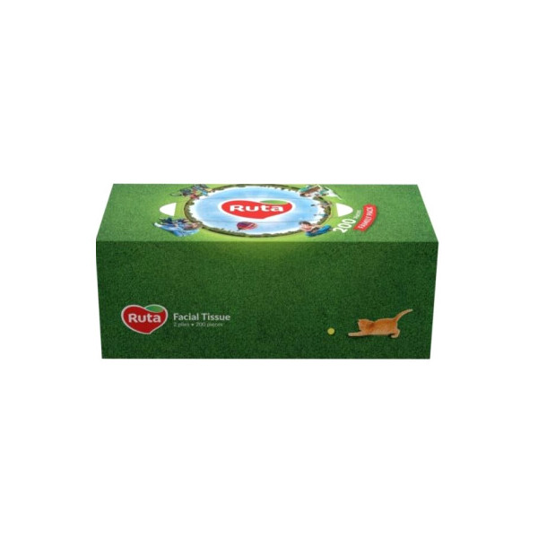 

Салфетки косметические Ruta Family Pack двухслойные, 200 шт.