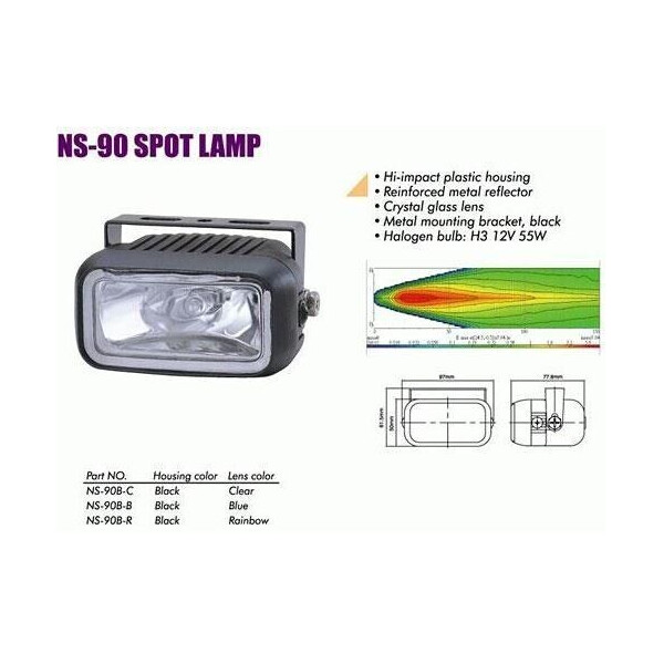 

Фары дополнительные Sirius NS-90 B-C