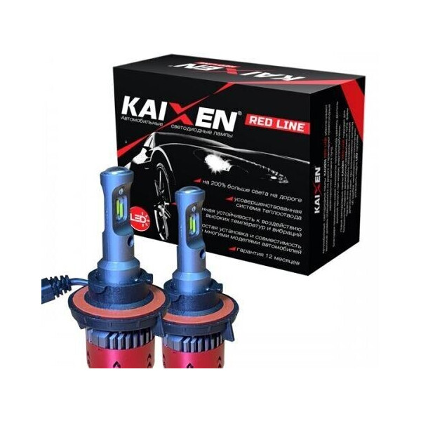 

Светодиодные автолампы Kaixen RedLine H13 6000K 35W