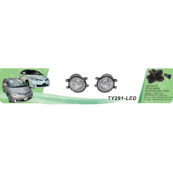 

Противотуманные фары Dlaa TY-291-LED-W Toyota Avensis/Camry/Corolla/Rav/Previa/Yaris