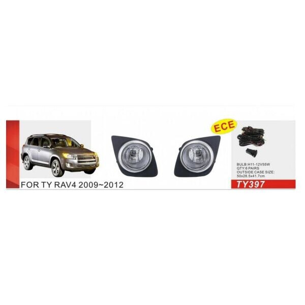 

Противотуманные фары Dlaa TY-397W Toyota RAV-4 2009-12