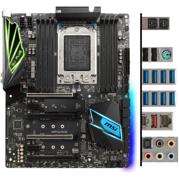 

MSI X399 SLI PLUS (sTR4, AMD X399)