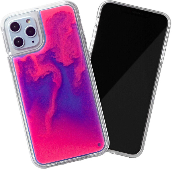 

Противоударный Защитный Неоновый Чехол - Накладка Epik Neon Sand glow in the dark для Apple iPhone 11 Pro (5.8") Термополиуретановый / Светится в Темноте / с Усиленной Защитой Торцов / Фиолетовый / Розовый