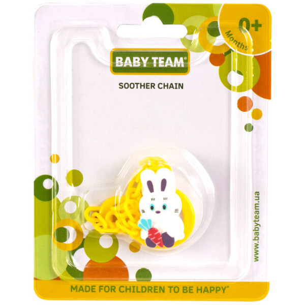 

Цепочка для детской пустышки Baby Team 3332, 0m+