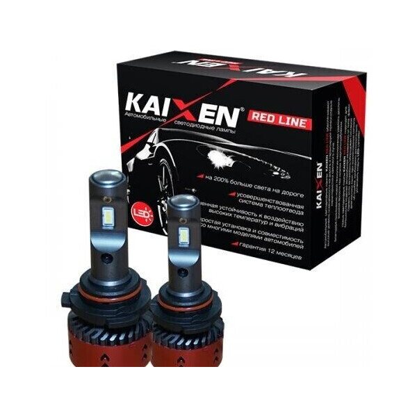 

Светодиодные автолампы Kaixen RedLine HB4 (9006) 6000K 35W