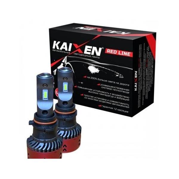 

Светодиодные автолампы Kaixen RedLine HIR2(9012) 6000K 35W