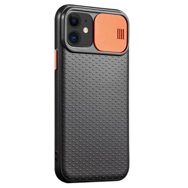 

Противоударный Защитный Чехол - Накладка Epik Camshield Black для Apple iPhone 11 (6.1") Термополиуретановый / со Шторкой для Камеры / Черный / Оранжевый