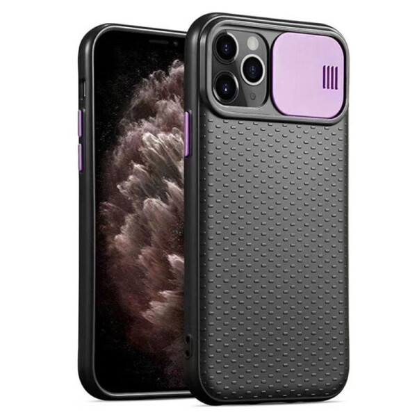 

Противоударный Защитный Чехол - Накладка Epik Camshield Black для Apple iPhone 11 Pro (5.8") Термополиуретановый / со Шторкой для Камеры / Черный / Сиреневый