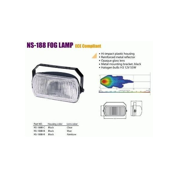 

Фары дополнительные Sirius NS-188 B-C