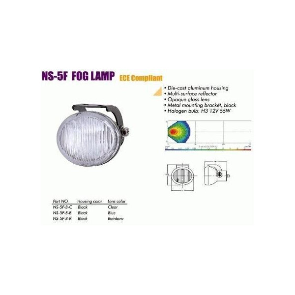 

Фары дополнительные Sirius NS-5 F-B-C