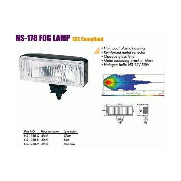 

Фары дополнительные Sirius NS-178 B-C