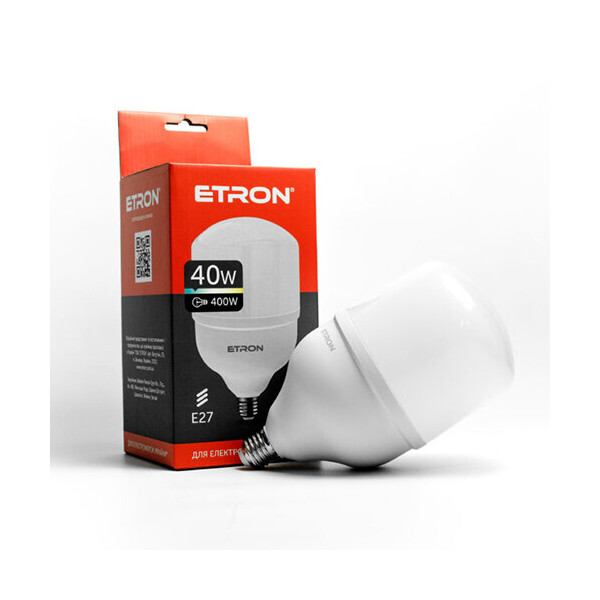 

LED лампа ETRON 1-EHP-304 T120 40W 6500K E27