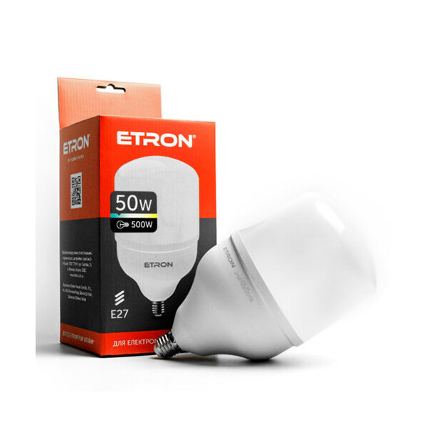 

LED лампа ETRON 1-EHP-305 T140 50W 6500K E27