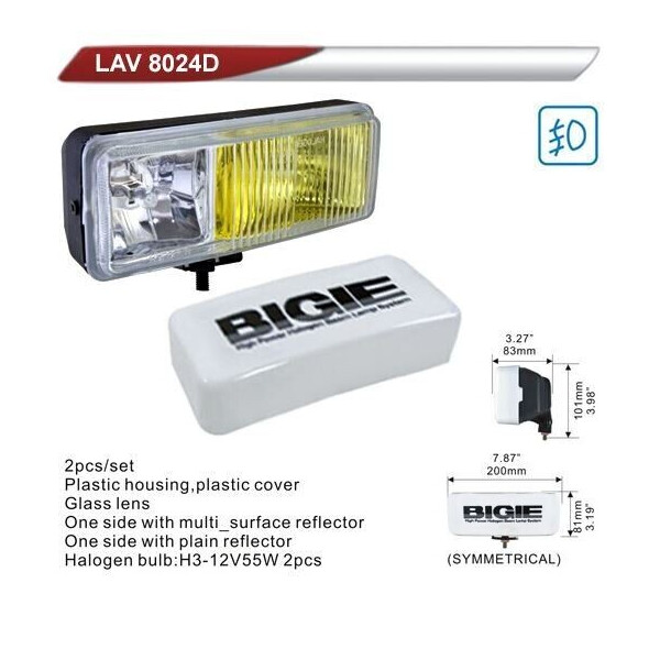 

Фары дополнительные Dlaa 8024D-W