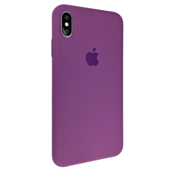 

Чехол-накладка Silicone Case для Apple iPhone X / XS (brinjal)