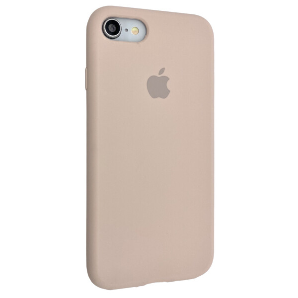 

Чехол-накладка Silicone Case Full Cover для Apple iPhone 7 / 8 (pink sand)