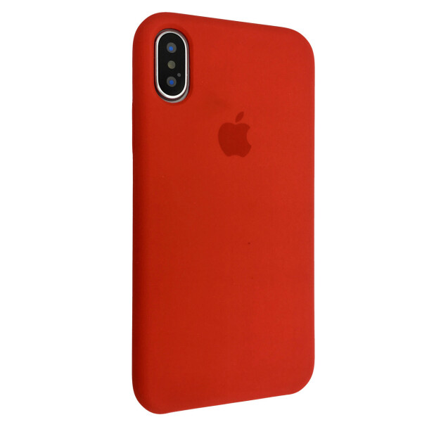 

Чехол-накладка Silicone Case для Apple iPhone X / XS (red)