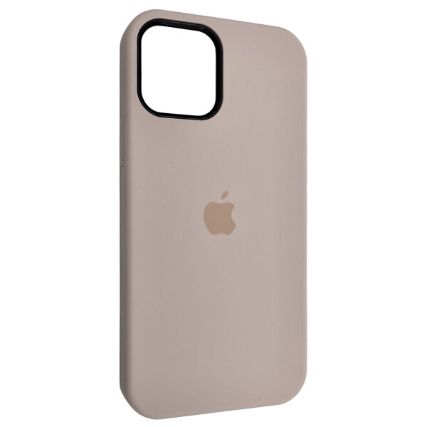 

Чехол-накладка Silicone Case Full Cover для Apple iPhone 12 / 12 Pro 6.1" (pink sand)
