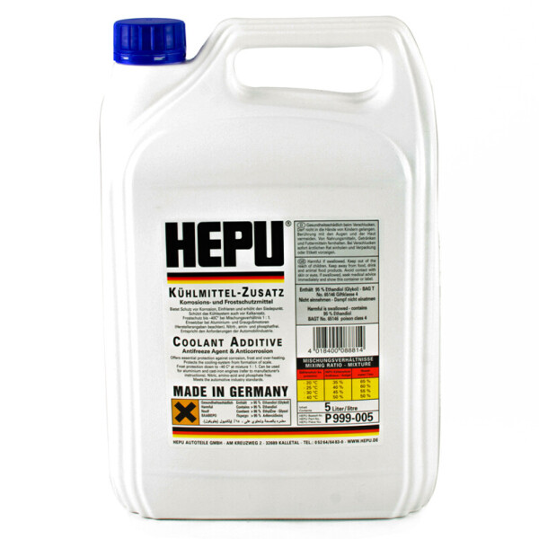 

Антифриз Hepu P999 (синій) 5L