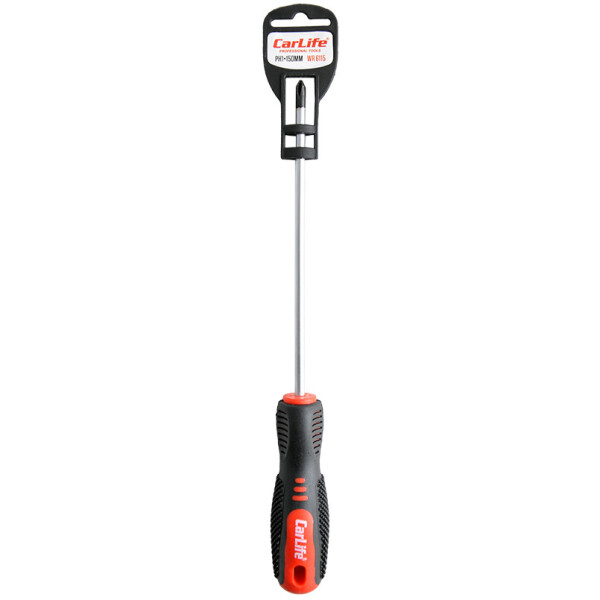 

Отвертка Carlife крестовая PH1x150mm, Cr-V 6150