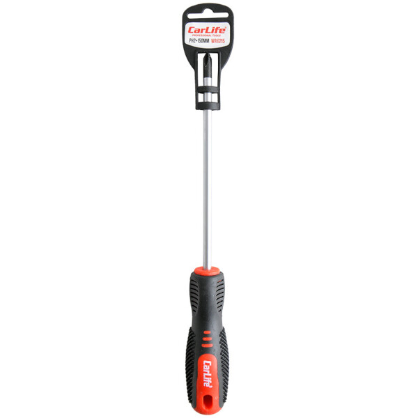 

Отвертка Carlife крестовая PH2x150mm, Cr-V 6150