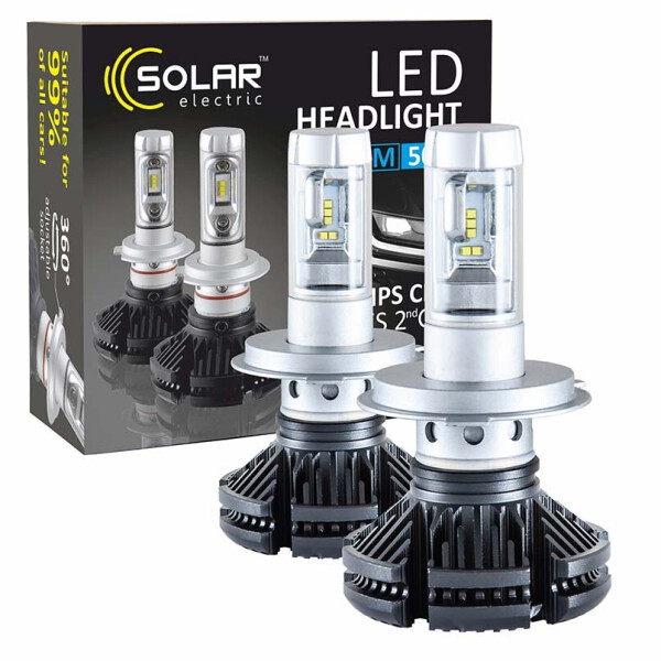

LED автолампа Solar H4 12/24V 6000Lm 50W Philips ZES