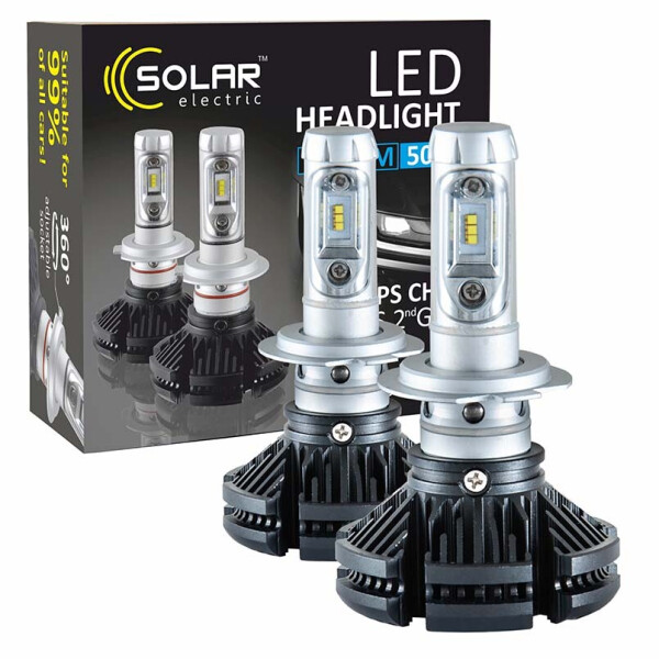 

LED автолампа Solar H7 12/24V 6000Lm 50W Philips ZES