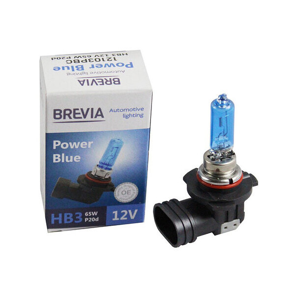 

Галогенова лампа Brevia HB3 12V 65W P20d Power Blue 4200K