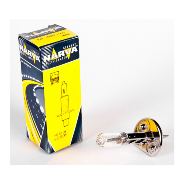 

Галогенова лампа Narva H1 24V 100W P14,5s