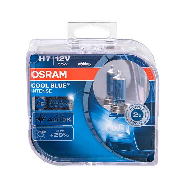 

Галогенова лампа Osram H7 12V 55W PX26d Cool Blue Intense +20%