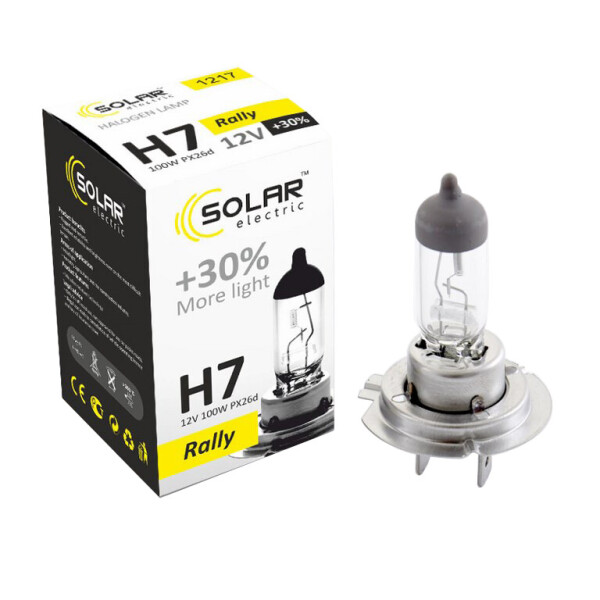 

Галогенова лампа Solar H7 12V 100W PX26d Starlight +30%
