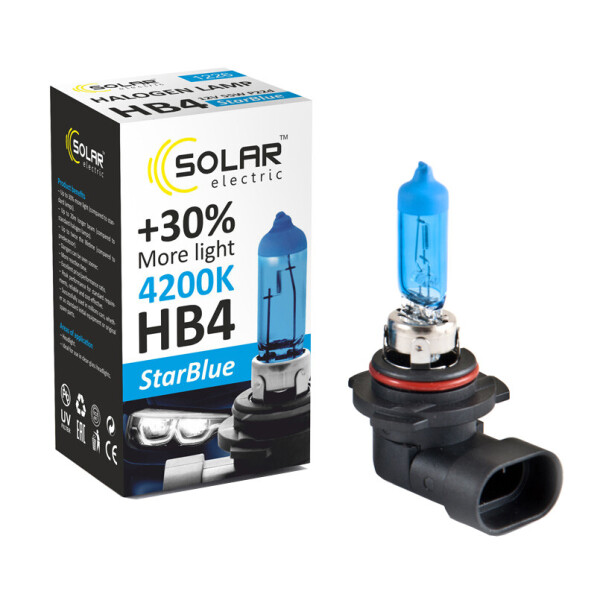 

Галогенова лампа Solar HB4 12V 55W P22d StarBlue 4200K