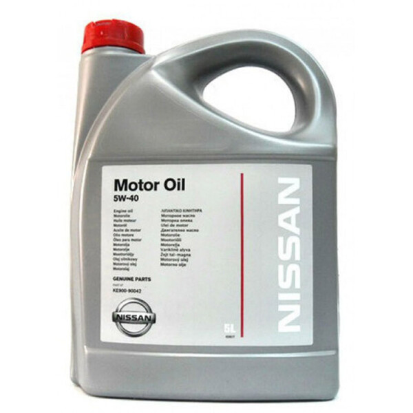 

Моторное масло Nissan Motor Oil 5w-40 5L