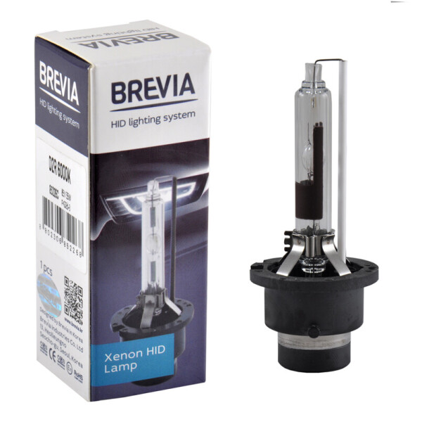 

Ксенонова лампа Brevia D2R, 6000K, 85V, 35W PK32d-3, 1шт