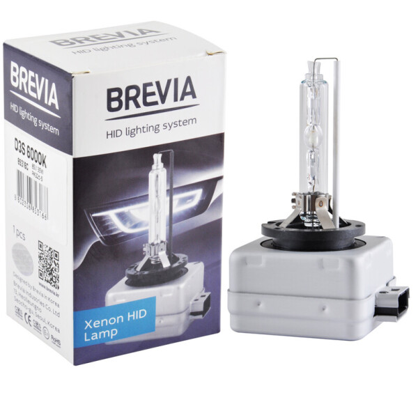 

Ксенонова лампа Brevia D3S 6000K, 42V, 35W PK32d-3, 1шт