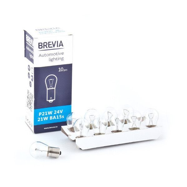 

Лампа розжарювання Brevia P21W 24V 21W BA15s CP