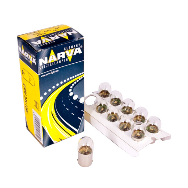 

Лампа розжарювання Narva R10W 24V 10W BA15s HEAVY DUTY