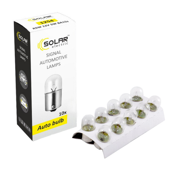 

Лампа розжарювання Solar R5W 24V 5W BA15s, 10шт