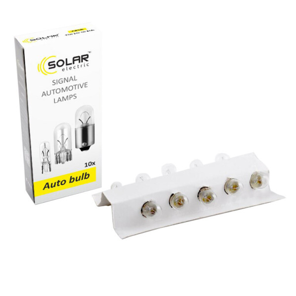 

Лампа розжарювання Solar T4W 24V 4W BA9s, 10шт