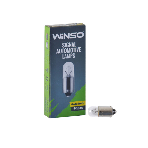 

Лампа розжарювання Winso 12V T4W 4W BA9s, 10шт