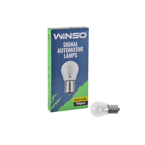

Лампа розжарювання Winso 24V P21W 21W BA15s, 10шт